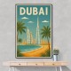 Dubai Travel Poster Wall Art