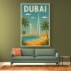 Dubai Travel Poster Wall Art