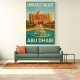 Emirates Palace Abu Dhabi Travel Poster Wall Art