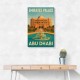 Emirates Palace Abu Dhabi Travel Poster Wall Art