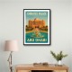 Emirates Palace Abu Dhabi Travel Poster Wall Art