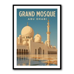 Grand Mosque Abu Dhabi Wall Art