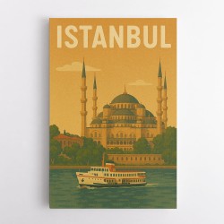 Istanbul Travel Poster Wall Art