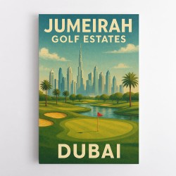 Jumeirah Gold Estates Dubai Poster Wall Art