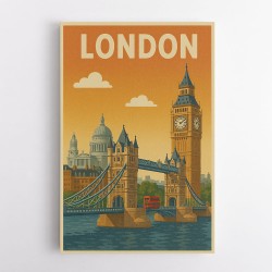 London Travel Poster Wall Art