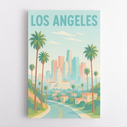 Los Angeles Travel Poster Wall Art