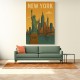 New York Travel Poster Wall Art