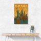 New York Travel Poster Wall Art