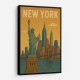 New York Travel Poster Wall Art