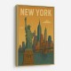 New York Travel Poster Wall Art