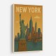 New York Travel Poster Wall Art