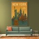 New York Travel Poster Wall Art