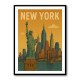 New York Travel Poster Wall Art