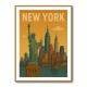 New York Travel Poster Wall Art