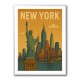 New York Travel Poster Wall Art