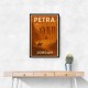 Petra Jordon Travel Poster Wall Art Petra Jordon Travel Poster Wall Art