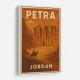 Petra Jordon Travel Poster Wall Art Petra Jordon Travel Poster Wall Art