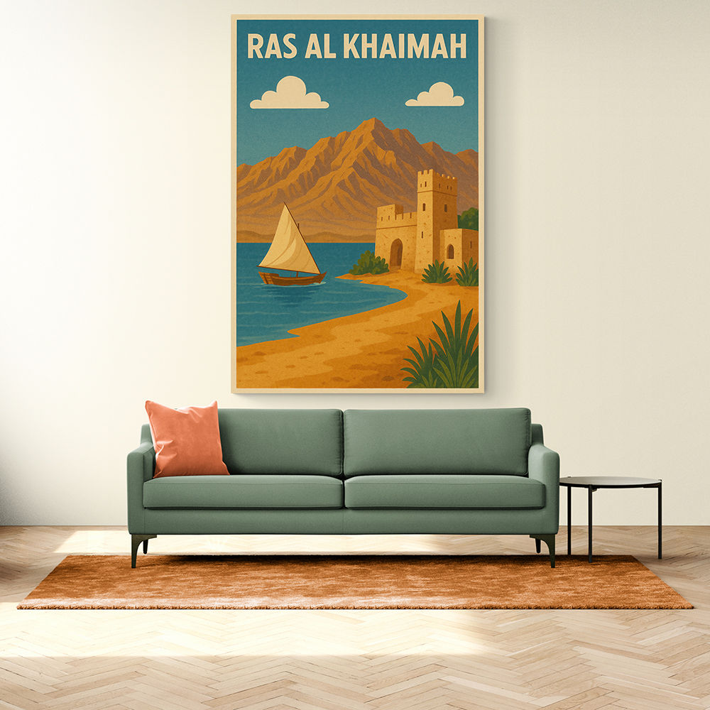 Ras Al Khaimah Travel Poster Wall Art Ras Al Khaimah Travel Poster Wall Art