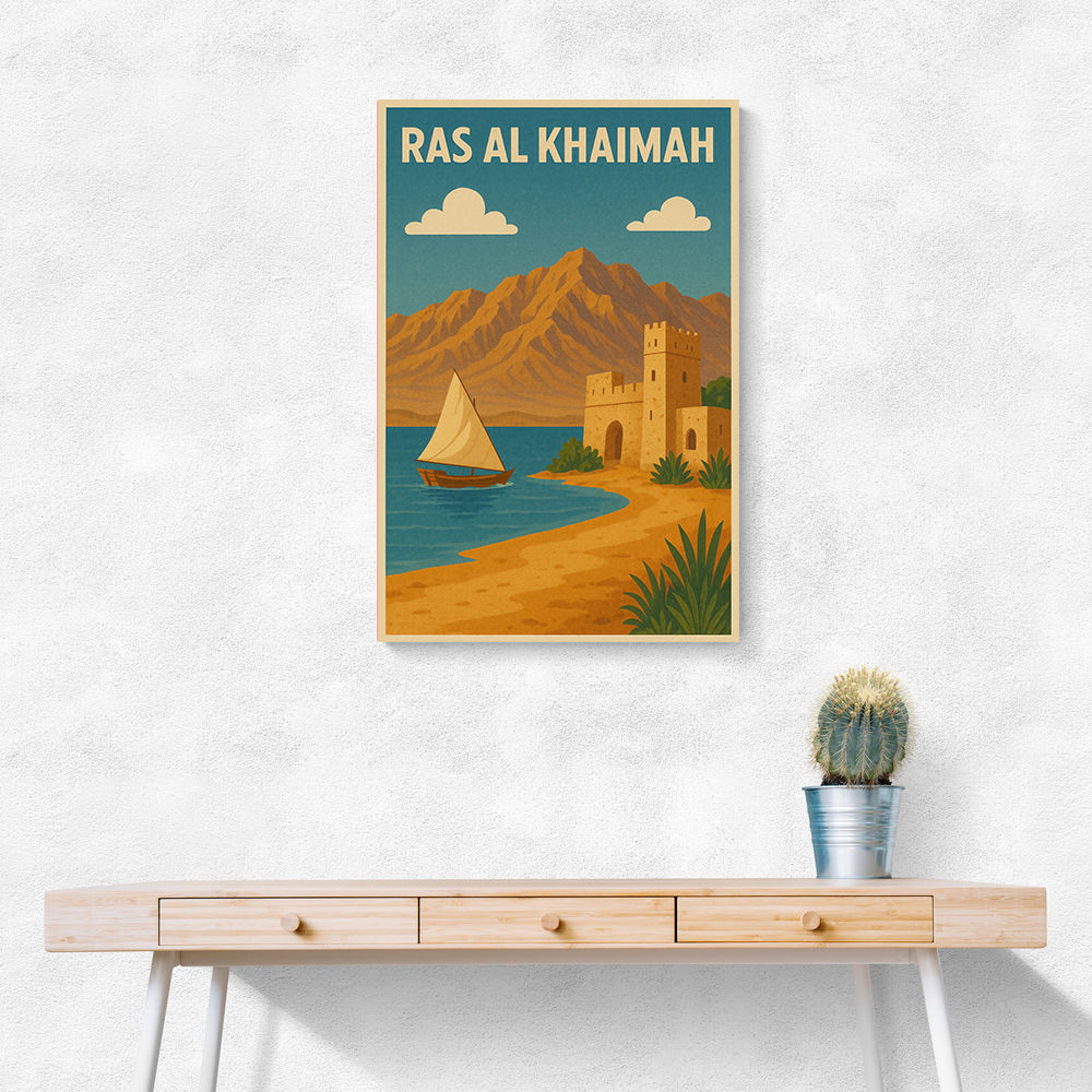 Ras Al Khaimah Travel Poster Wall Art Ras Al Khaimah Travel Poster Wall Art
