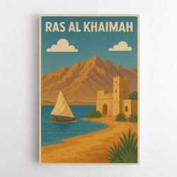 Ras Al Khaimah Travel Poster Wall Art