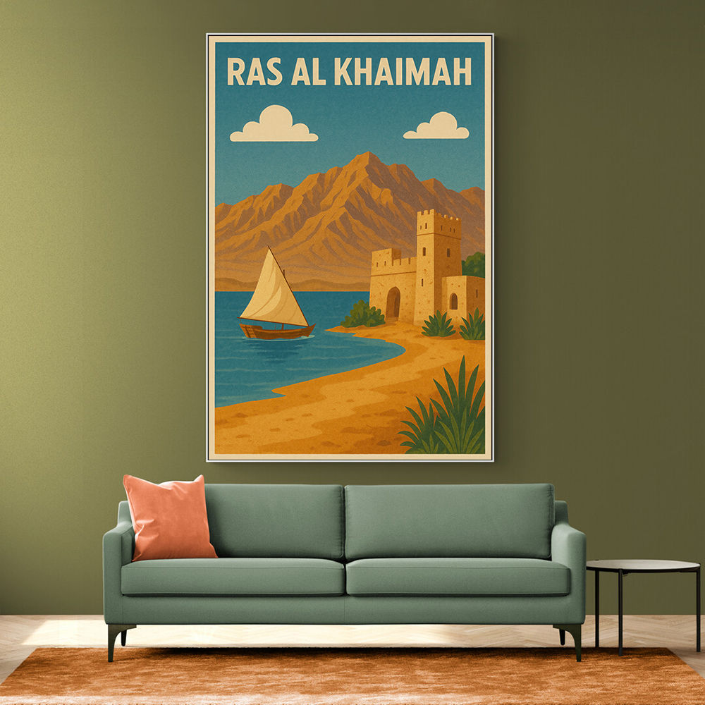 Ras Al Khaimah Travel Poster Wall Art Ras Al Khaimah Travel Poster Wall Art