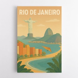 Rio De Janeiro Travel Poster Wall Art