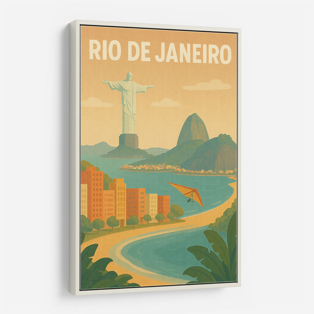 Rio De Janeiro Travel Poster Wall Art Rio De Janeiro Travel Poster Wall Art