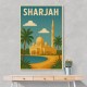 Sharjah Travel Poster Wall Art