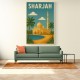 Sharjah Travel Poster Wall Art