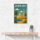 Sharjah Travel Poster Wall Art
