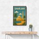 Sharjah Travel Poster Wall Art