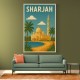 Sharjah Travel Poster Wall Art