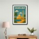 Sharjah Travel Poster Wall Art