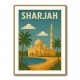 Sharjah Travel Poster Wall Art