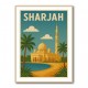 Sharjah Travel Poster Wall Art