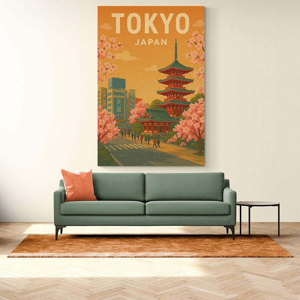 Tokyo Travel Poster Wall Art Tokyo Travel Poster Wall Art