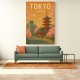 Tokyo Travel Poster Wall Art Tokyo Travel Poster Wall Art