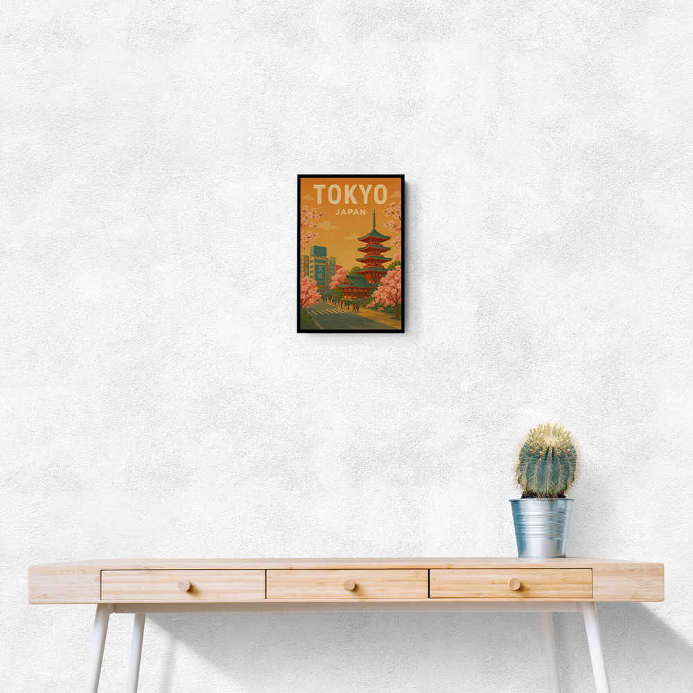 Tokyo Travel Poster Wall Art Tokyo Travel Poster Wall Art