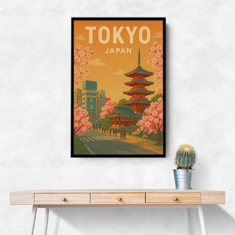 Tokyo Travel Poster Wall Art Tokyo Travel Poster Wall Art