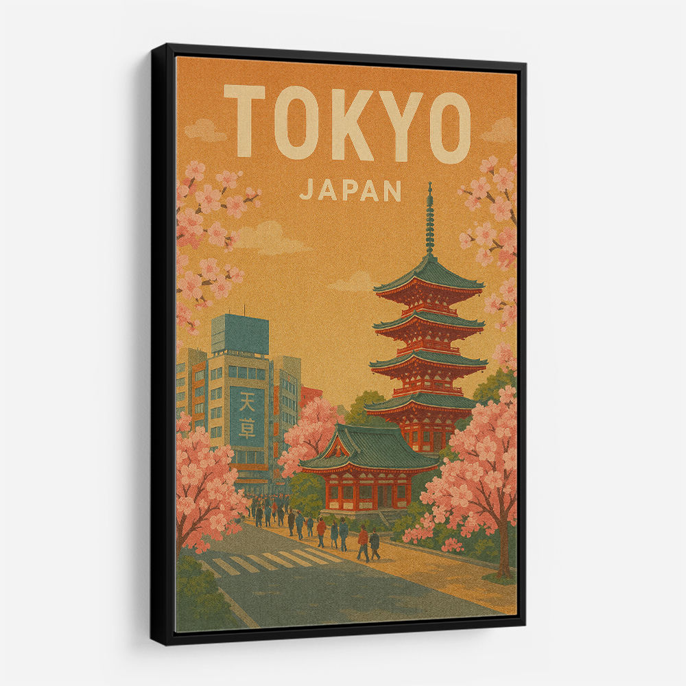 Tokyo Travel Poster Wall Art Tokyo Travel Poster Wall Art