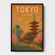 Tokyo Travel Poster Wall Art Tokyo Travel Poster Wall Art