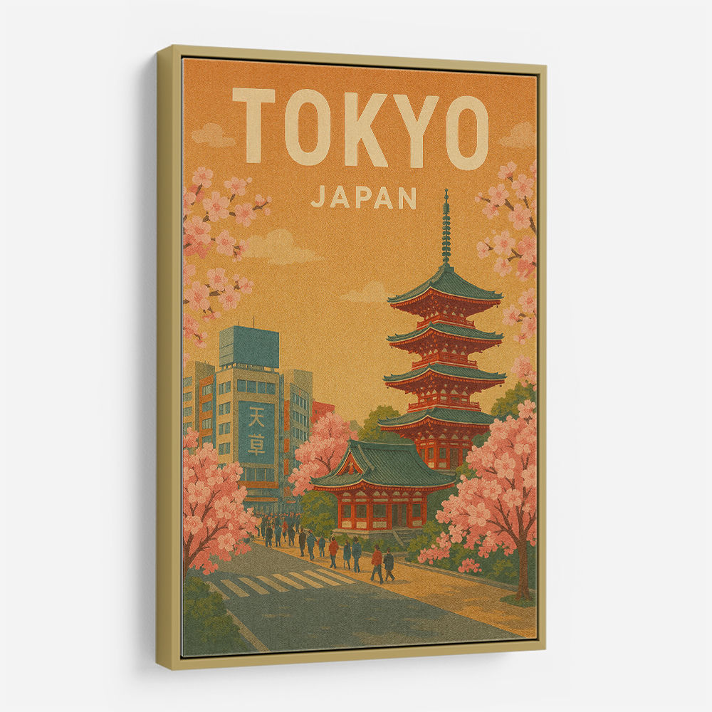 Tokyo Travel Poster Wall Art Tokyo Travel Poster Wall Art