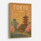 Tokyo Travel Poster Wall Art Tokyo Travel Poster Wall Art