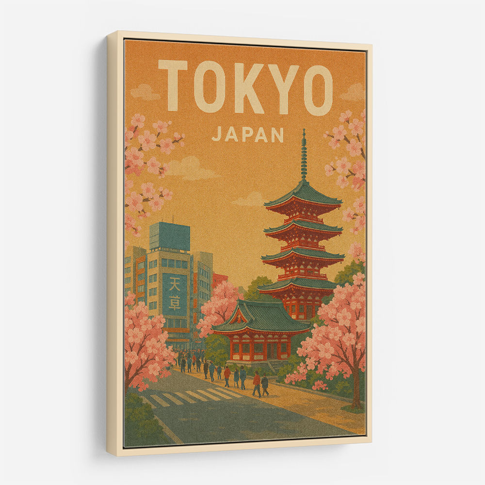 Tokyo Travel Poster Wall Art Tokyo Travel Poster Wall Art