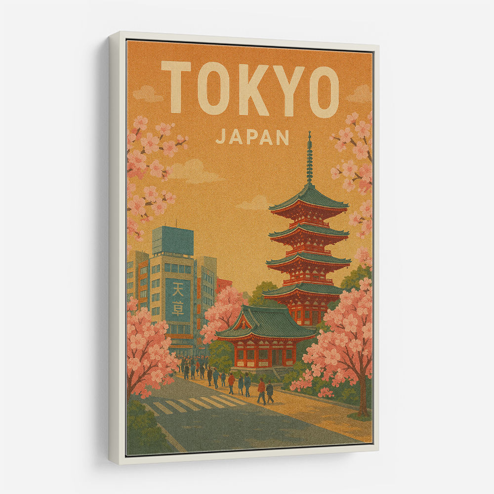 Tokyo Travel Poster Wall Art Tokyo Travel Poster Wall Art