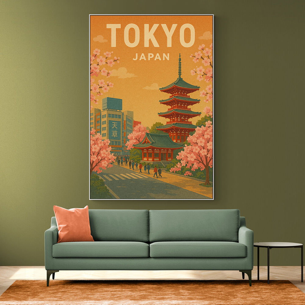 Tokyo Travel Poster Wall Art Tokyo Travel Poster Wall Art