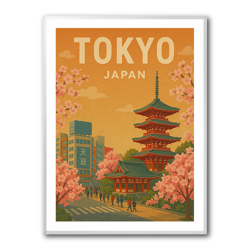 Tokyo Travel Poster Wall Art Tokyo Travel Poster Wall Art