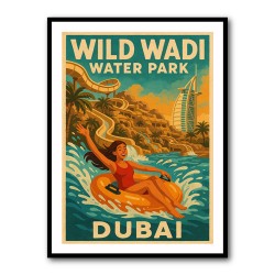 Wild Wadi Dubai Poster 1 Wall Art