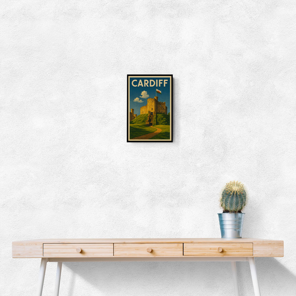 Cardiff Castle Travel Poster 1 Wall Art Cardiff Castle Travel Poster 1 Wall Art
