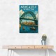 Newcastle Upon Tyne Travel Poster Wall Art